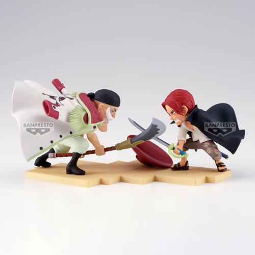 One Piece Edward Newgate vs. Shanks World Collectable Figure Log Stories Statue