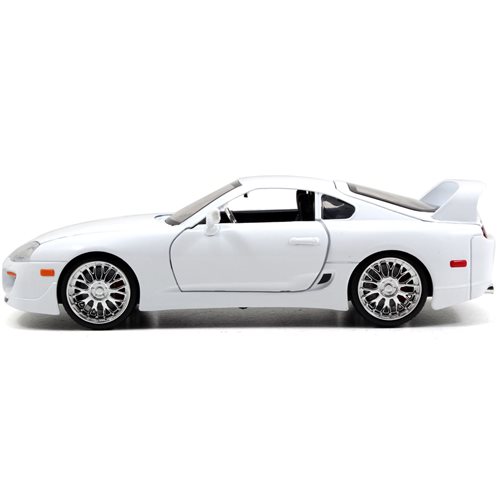 Fast and Furious Brian's White Toyota Supra 1:24 Scale Die-Cast Metal Vehicle