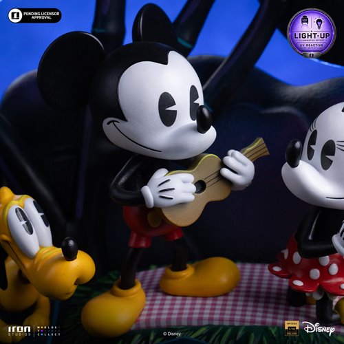 Disney Classics Mickey, Minnie and Pluto's Day at the Park Deluxe Art Scale 1:10 Limited Edition Sta