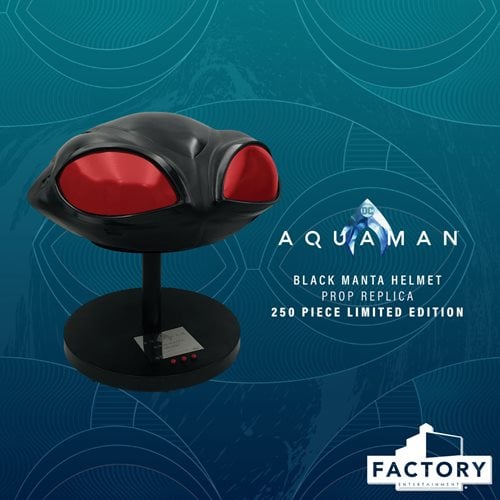 Aquaman Black Manta Helmet Limited Edition Prop Replica