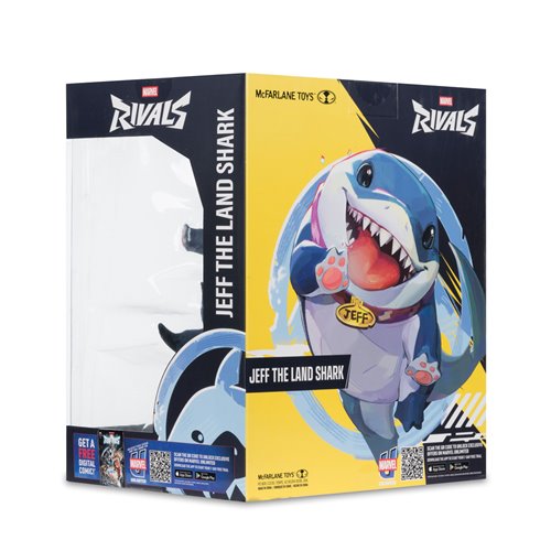 Marvel Rivals Wave 1 Jeff The Land Shark 1:10 Scale Posed Figure with Scene