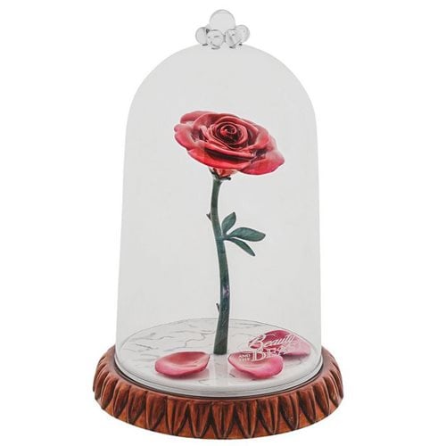 Disney English Ladies Beauty and the Beast Enchanted Rose Statue