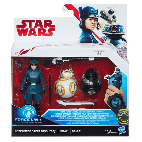 SW: TLJ Rose First Order, BB-8 and BB-9E 3-Pack, Not Mint