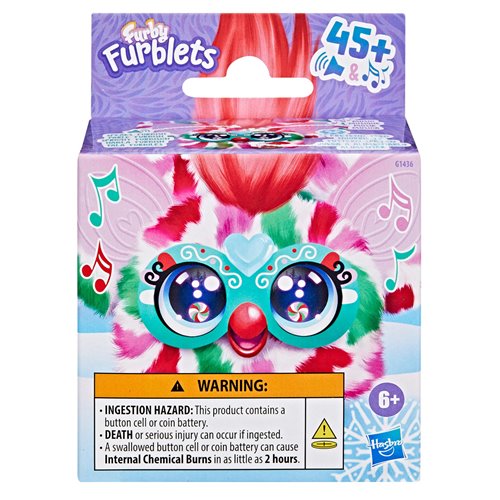 Furby Furblets Special Holiday Edition Pep-Mint Mini Friend