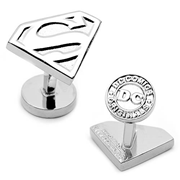 Superman Silver Shield Cufflinks