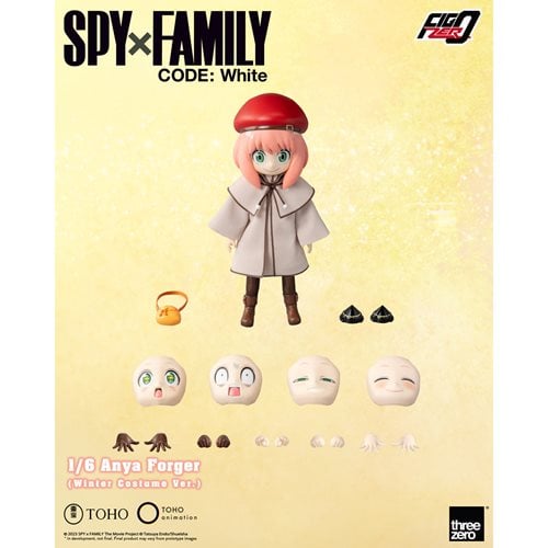 Spy x Family Code: White Anya Forger Winter Costume Version FigZero 1:6 Scale Action Figure