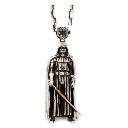 Star Wars Darth Vader Mirrored Back Pendant Necklace