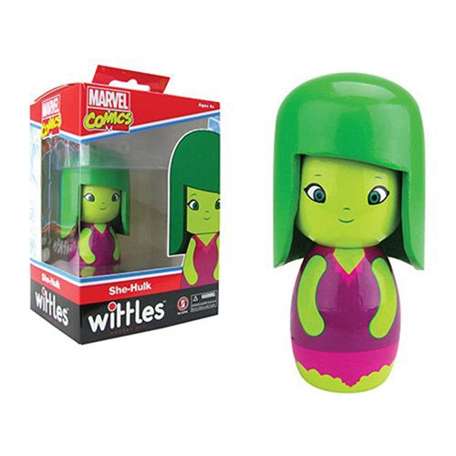 She-Hulk Wittles Wooden Doll