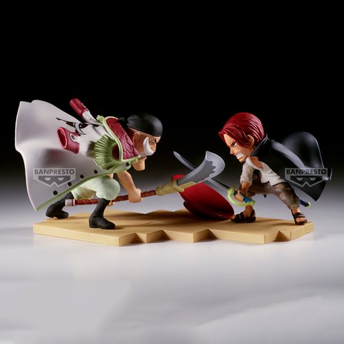 One Piece Edward Newgate vs. Shanks World Collectable Figure Log Stories Statue