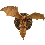 Beowulf Golden Dragon Polyresin Wall Statue