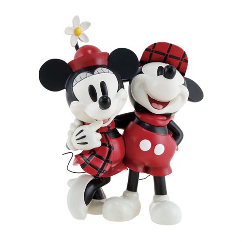 Disney Showcase Mickey and Minnie Mouse Holiday Statue