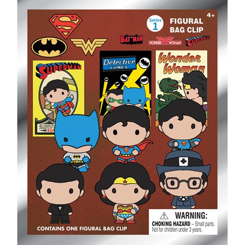 DC Classic 90th Anniversary 3D Foam Bag Clip Display Case of 24
