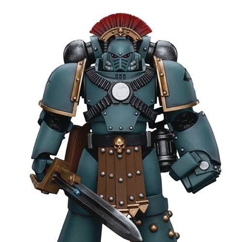 Joy Toy Warhammer 40,000 Sons of Horus MKIV Tactical Squad Sergeant with Power Fist 1:18 Scale Action Figure