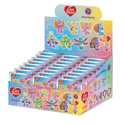 Care Bears Series 3 3D Foam Bag Clip Random 6-Pack
