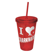 Sharknado I Love (Heart) Sharknado Acrylic Travel Cup