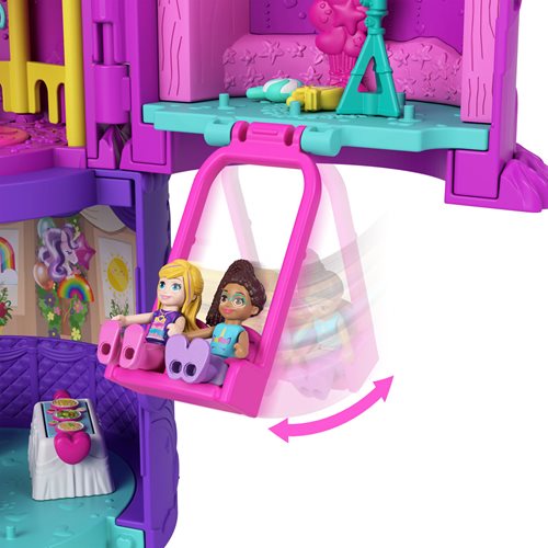 Polly Pocket Spin 'n Surprise Birthday Cake Playset with Window Box