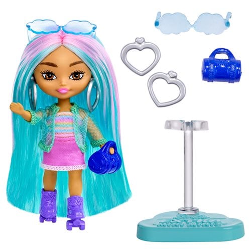 Barbie Extra Mini Minis Doll with Rainbow Hair