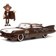 Hollywood Rides Count Chocula 1959 Cadillac Coupe DeVille 1:24 Scale Die-Cast Metal Vehicle with Figure