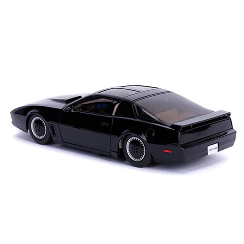 Hollywood Rides Knight Rider KITT 1982 Pontiac Trans Am 1:24 Scale Die-Cast Metal Vehicle with Light