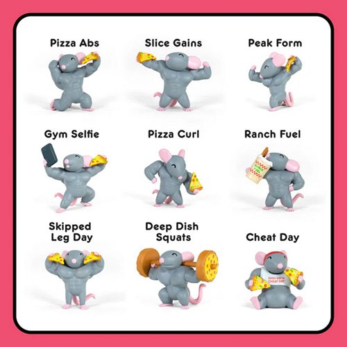 Pizza Rats: Gym Rat Mystery Box Display Tray of 8