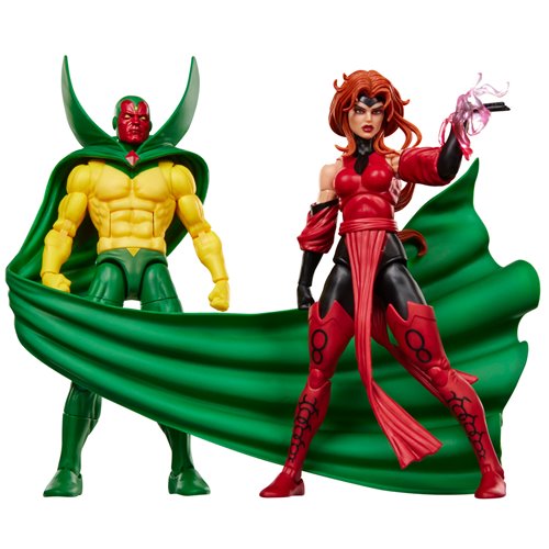 Avengers: The Crossing Marvel Legends Series Vision & Scarlet Witch 6-Inch Action Figures