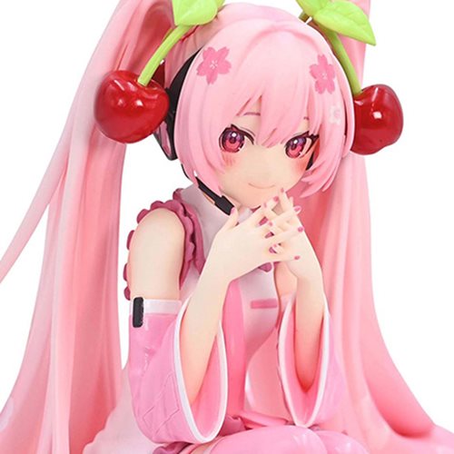 Vocaloid Sakura Miku 2023 Noodle Stopper Statue