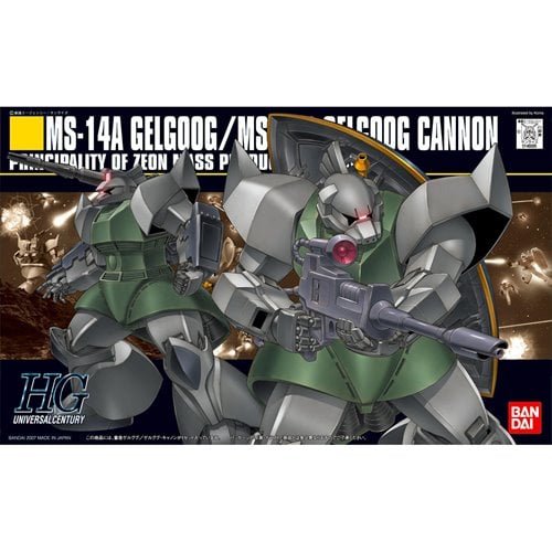 Mobile Suit Gundam Gelgoog/Gelgoog Cannon High Grade 1:144 Scale Model Kit