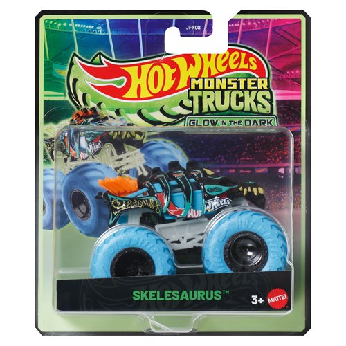 Hot Wheels Monster Trucks Glow in the Dark Vehicle 2026 Mix 1 Case of 6