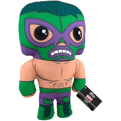 Marvel Luchadores El Furioso Hulk 17-Inch Plush
