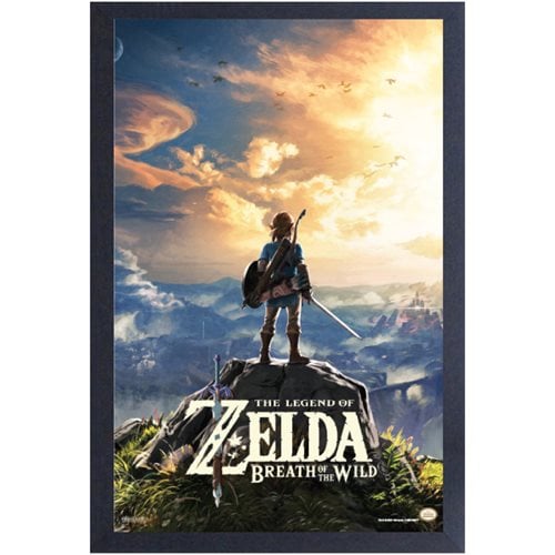 The Legend of Zelda: Breath of the Wild Hyrule Landscape Framed Art Print