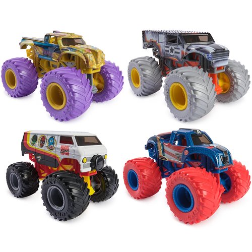 Monster Jam Marvel Monster Truck Single Pack Mix 5 1:64 Scale Vehicle Case of 4