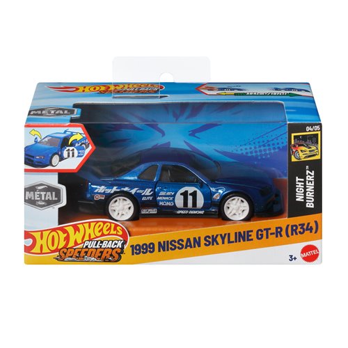 Hot Wheels Pull-Back Speeders 2025 Mix 4 Case of 12