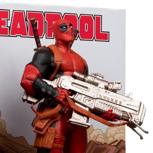Marvel Wave 5 Deadpool #1 1:6 Scale Posed Figure with Scene and Comic