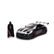 Hollywood Rides Star Wars Porsche 911 GT3 RS 992 1:24 Scale Die-Cast Metal Vehicle with Darth Vader Figure