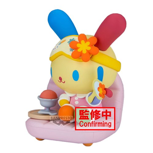 Sanrio Usahana Nakayoshi Memories Relaxing Time at Home Statue