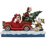 Disney Traditions Mickey and Friends with Red Truck by Jim Shore Statue