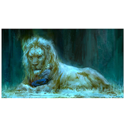 Chronicles of Narnia Prince Caspian Aslan and Lucy Print