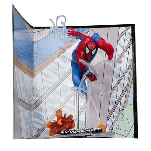 Marvel Spider-Man Amazing Spider-Man #302 1:10 Scale Posed Figure with Scene and Comic