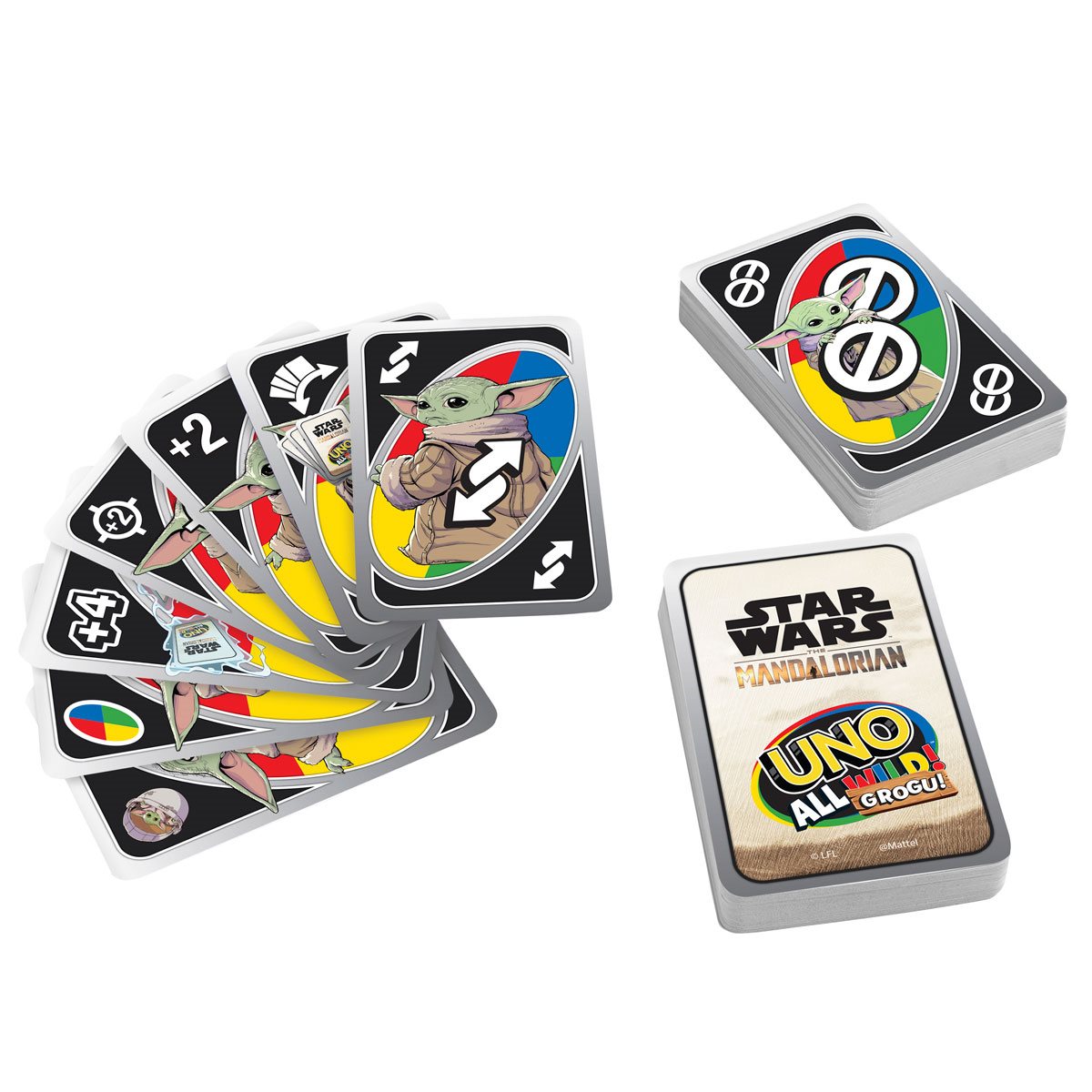 Star Wars Disney Mattel UNO Card Game with Special the Force Rule