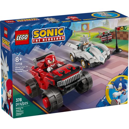 LEGO 77118 Sonic the Hedgehog Silver's Car vs. Knuckles' Monster Truck