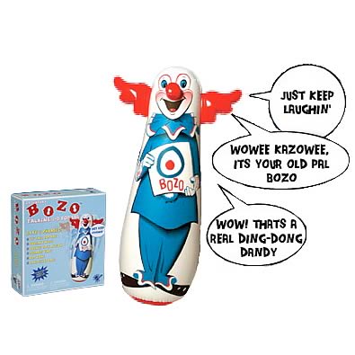 Bozo The Clown 46-Inch Talking Bop Bag