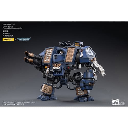 Joy Toy Warhammer 40,000 Space Marines Ultramarines Venerable Dreadnought 1:18 Scale Action Figure