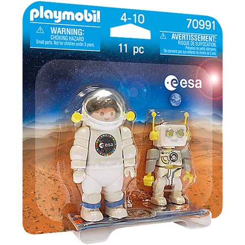 Playmobil 70991 DuoPack ESA Astronaut and ROBert Figures