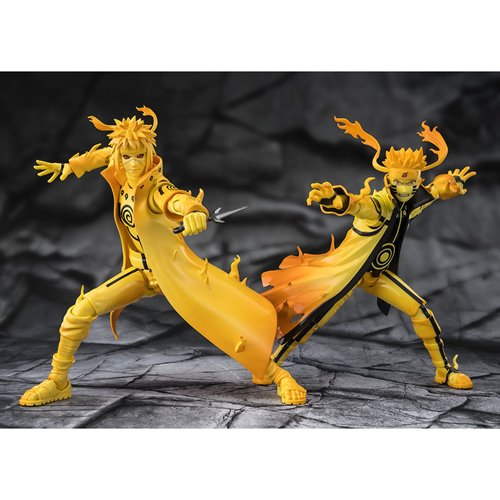 Naruto Minato Namikaze Kurama Link Mode Bond of Light That Shatters Darkness S.H.Figuarts Action Fig