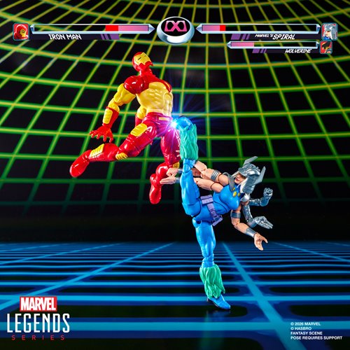 Marvel Legends Series Iron Man vs Spiral 6-Inch Action Figures
