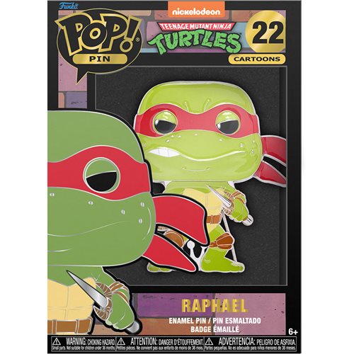 Teenage Mutant Ninja Turtles Raphael Large Enamel Pop! Pin