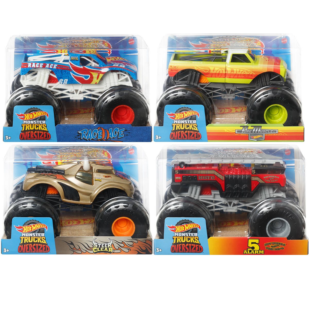 Hot Wheels Monster Trucks 1:24 Scale Vehicles (Styles May Vary) [  Exclusive]