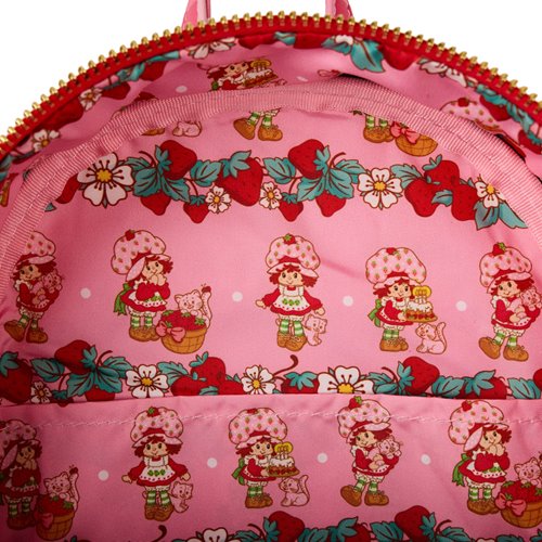 Strawberry Shortcake Denim Gingham Mini-Backpack display picture 1