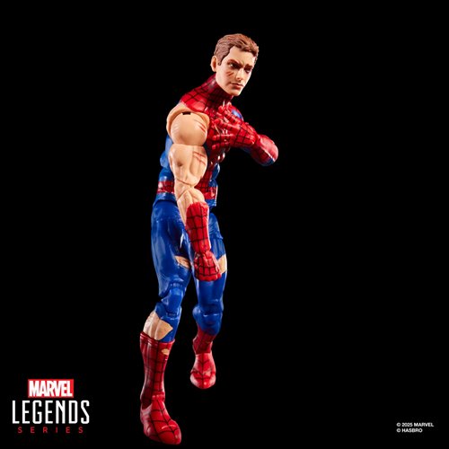 Spider-Man Marvel Legends Magic: The Gathering Battle-Damaged Spider-Man 6-Inch Action Figure and Ca