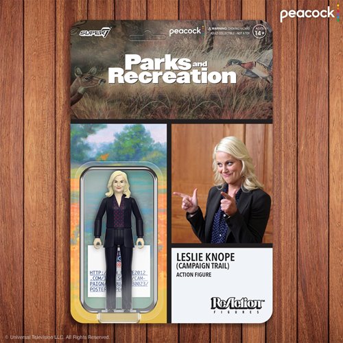 Parks and Recreation Leslie Knope (Campaign Trail) 3 3/4-Inch ReAction Figure